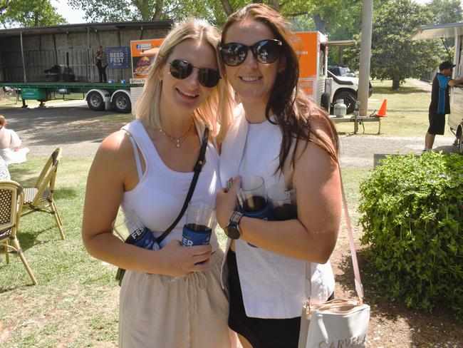 The Gippsland Beer Fest in Tinamba on Saturday, November 16, 2024: Nicole Erskine and Alison Mc Evoy. Picture: Jack Colantuono