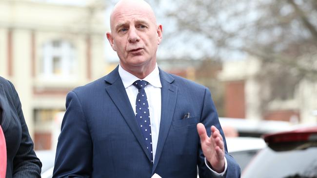 Premier Peter Gutwein said there have been duplicate applications for the Make Yourself At Home vouchers, which has caused delays. Picture: Zak Simmonds