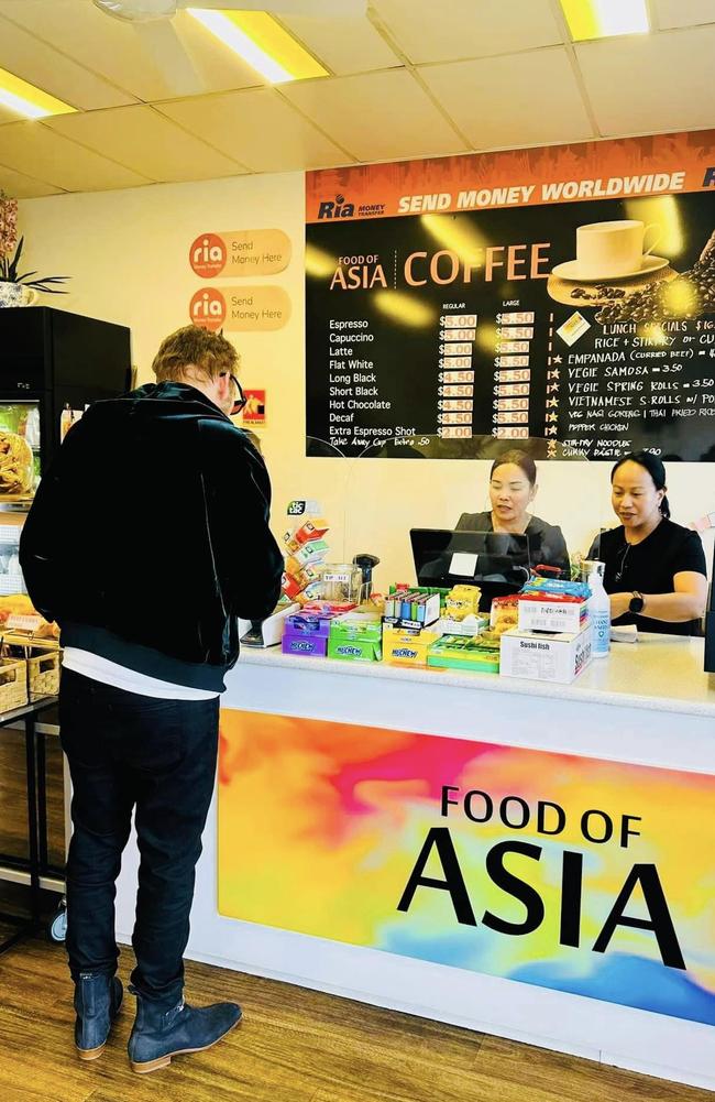 Staff at Food of Asia in Busselton couldn’t believe it when Nicolas Cage walked in. Picture: Food of Asia/Facebook