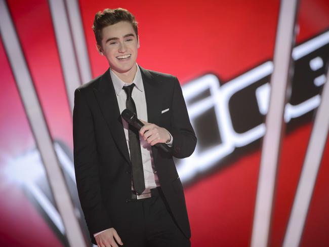Second time lucky: Harrison Craig during his time on The Voice.