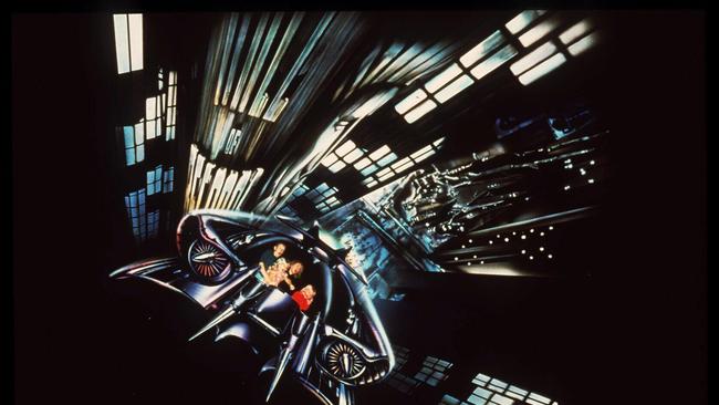 Batman Adventure Ride at Warner Bros Movie World on the Gold Coast. Picture: Queensland / Amusement Centre