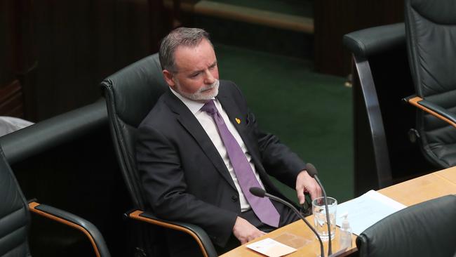 Outcast but not quite out: crossbencher David O'Byrne is in the ballot to represent the Tasmanian ALP at the national conference in August, much to some members’ objections. Picture: Nikki Davis-Jones