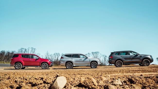 All three cars are big units. Photo by Thomas Wielecki.