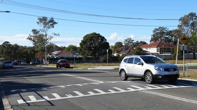 Speed bumps on Johnston Rd, Bass Hill, could be replaced by actibump if the council agrees to try out the Swedish invention. Picture: Simon Bullard