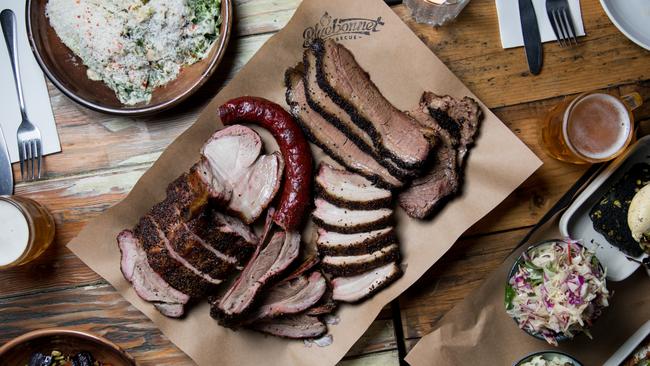 Smokin’ hot: The brisket at Bluebonnett BBQ