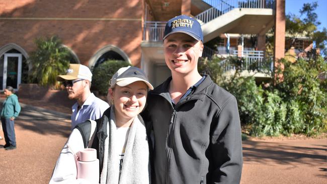 Ava and Harrison at Grammar Downlands Day, Saturday, August 19, 2023. Picture: Peta McEachern