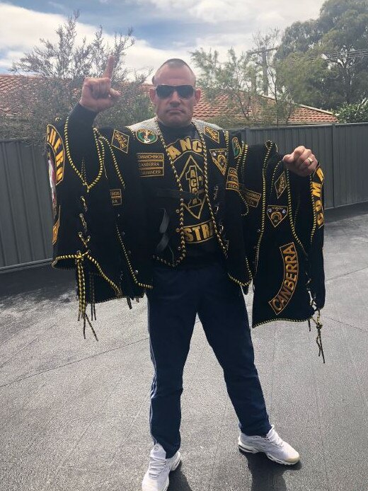 Former Comanchero Canberra chapter president Peter Zdravkovic. Picture: ACT Supreme Court