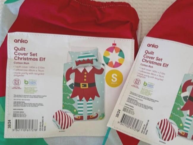 Kmart is offering full refunds after multiple customers reported health issues after purchasing Christmas-themed quilt covers.