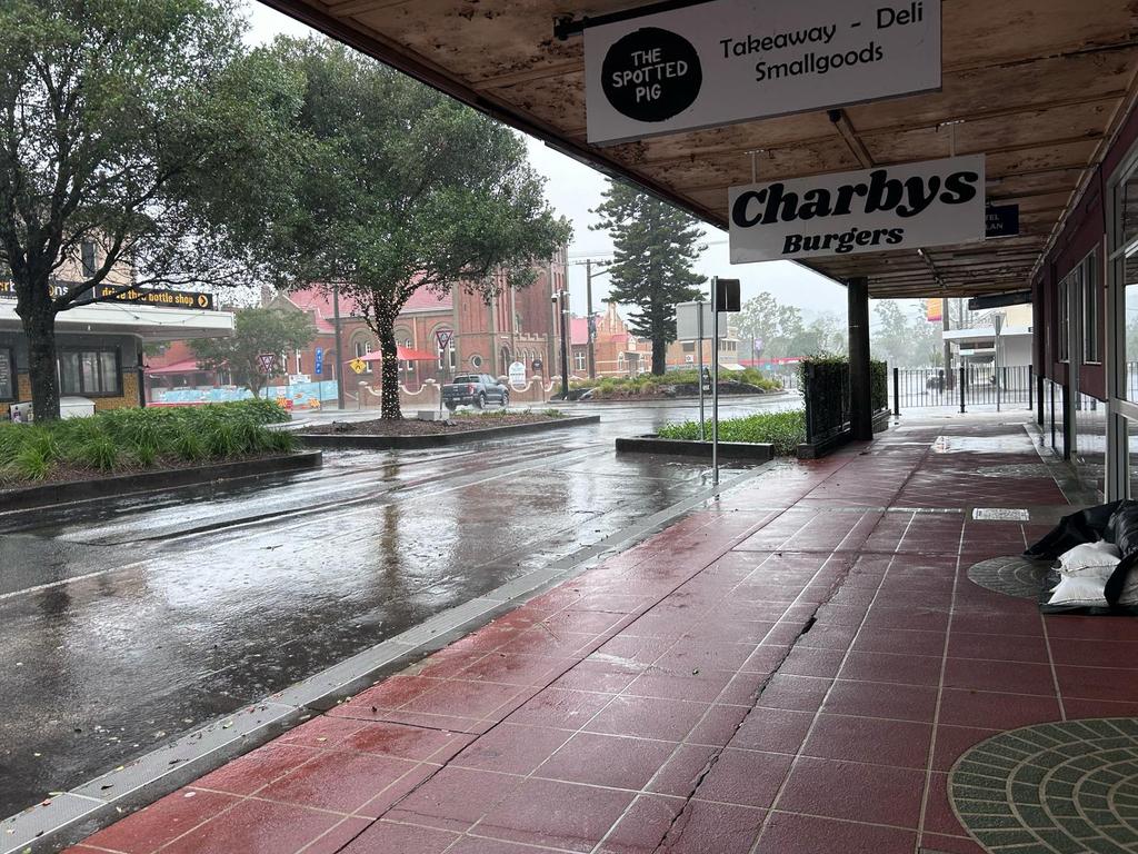 Cyclone Alfred preparations in the NSW town of Lismore. Picture: Remy Varga