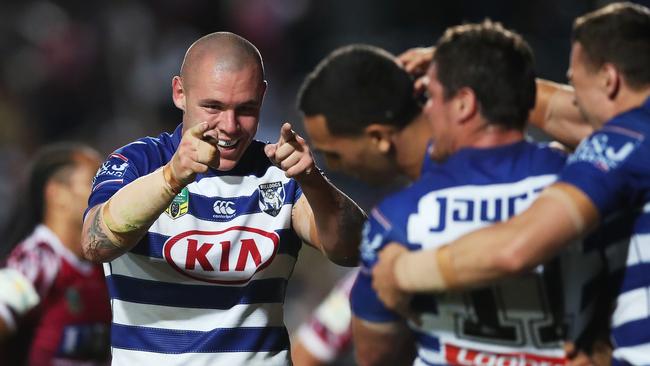 David Klemmer could be on his way out of the Bulldogs. Picture. Phil Hillyard