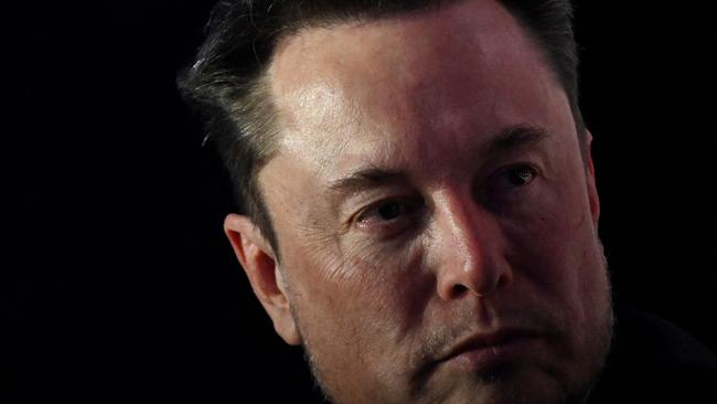 Elon Musk, chief executive of social media platform X, has been criticised as a “narcissistic billionaire” by senior Labor government figure Murray Watt as the platform threatens legal action over action by the eSafety Commission to have it remove content involving the alleged stabbing of a Sydney cleric. Picture: Sergei Gapon/AFP