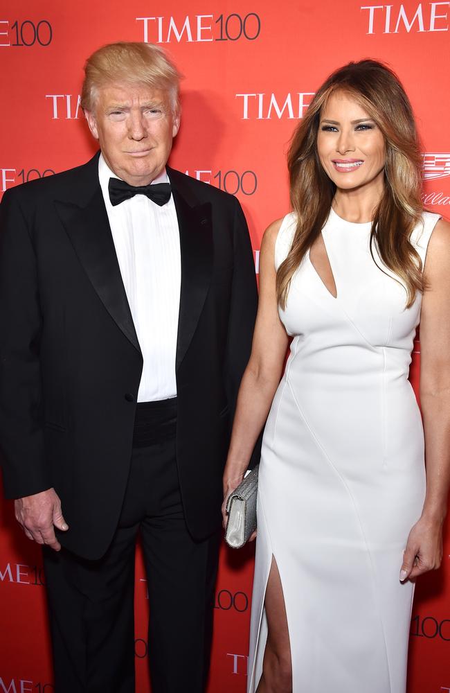 Lady and the Trump ... the next stop for Donald and Melania Trump could be the White House. Picture: Dimitrios Kambouris/Getty Images for Time