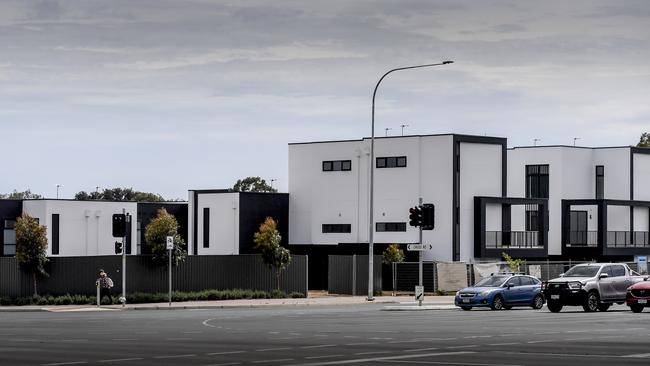 The buidlings are set on a prominent block on a major intersection. Picture: Roy VanDerVegt