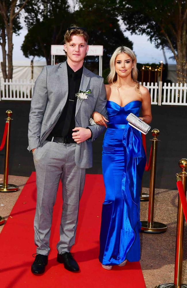 Jake Chamberlain and Lilly Smith at year 12 formal, Unity College. Picture: Patrick Woods.