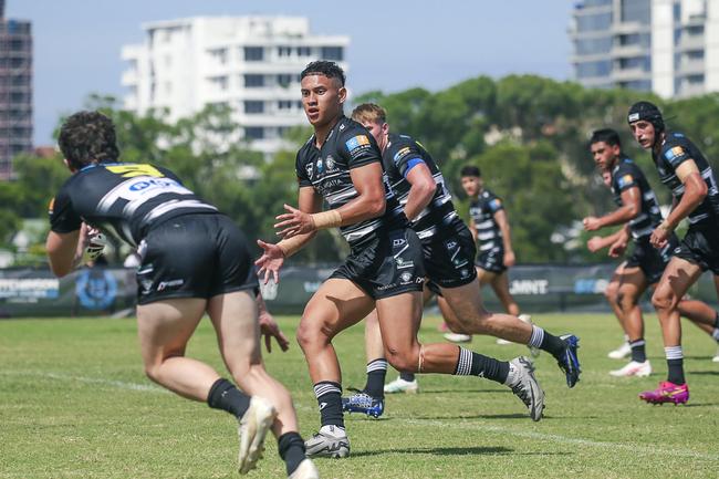 Taylan To'a is in Year 12 at Marsden State High and had a strong club season with the Seagulls. Picture: Glenn Campbell