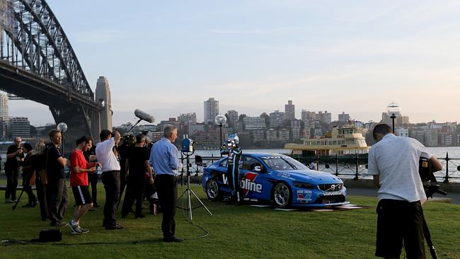 A very scenic location for the V8 Volvo’s big ...