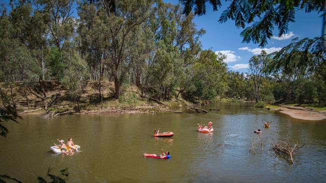 The Goulburn River is one of the property spaces featured on the new Shepparton Monopoly board. Picture: Jason Edwards