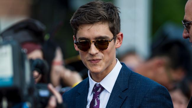 Gold Coast actor Brenton Thwaites arrives for the world premiere of Pirates of the Caribbean: Dead Men Tell No Tales in Shanghai./ Picture: AFP/Johannes Eisele