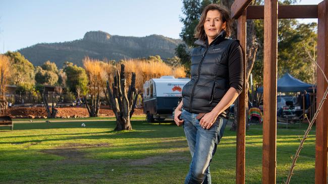 Josephina McDonald, owner of the Halls Gap Lakeside Tourist Park. Picture: Jason Edwards