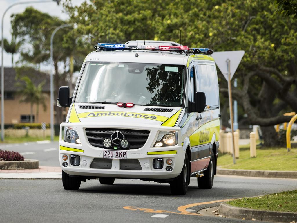 A person has been hospitalised after their car rolled on a busy Sunshine Coast road, prompting an emergency response to free them from the wreckage.