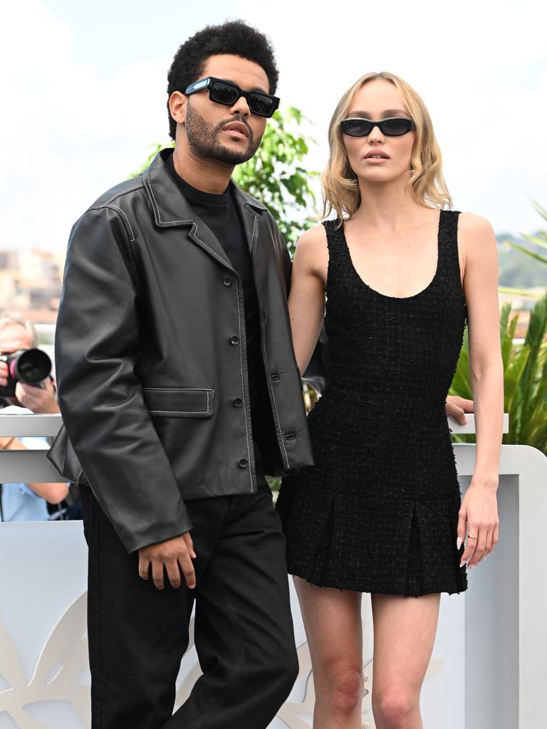 The Weeknd and Lily-Rose Depp promote The Idol during the Cannes Film Festival last month.