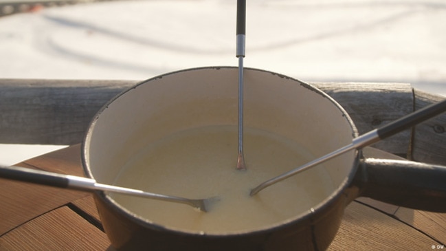 Cheese fondue – the Swiss national dish