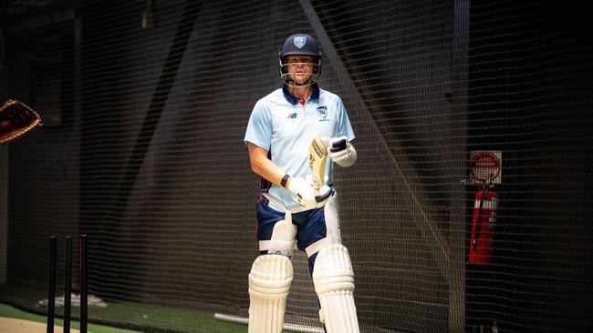 Australian batting superstar Steve Smith at training for NSW. Photo: Tom Parrish