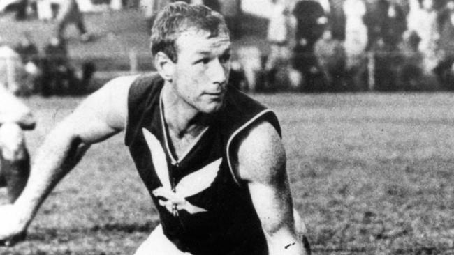 EAGLE GREAT.  West Torrens ruckman John Frederick “Fred” Bills, one of Torrens' finest players through 313 league games and seven for South Australia from 1959-75, has died.