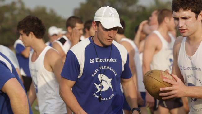 Shane would help Taj with his skills after East Fremantle training every week.