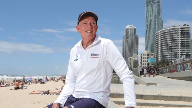 Chief Life Guard Warren Young. Picture: Glenn Hampson.