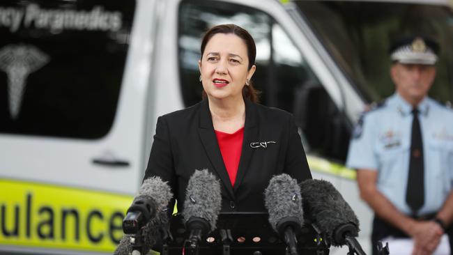 Premier Annastacia Palaszczuk at Parliament. Picture: Annette Dew