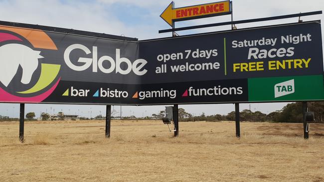 The parcel of land handed over to a developer at Globe Derby Park without full payment. Picture: Colin James