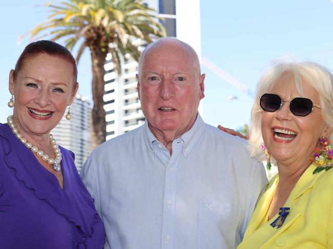 Margo Mott, Ray Meagher and Dianne Cant at the Star Studded Lunch at Shuck Restaurant on Tedder Avenue for Gold Coast at Large. Picture, Portia Large.