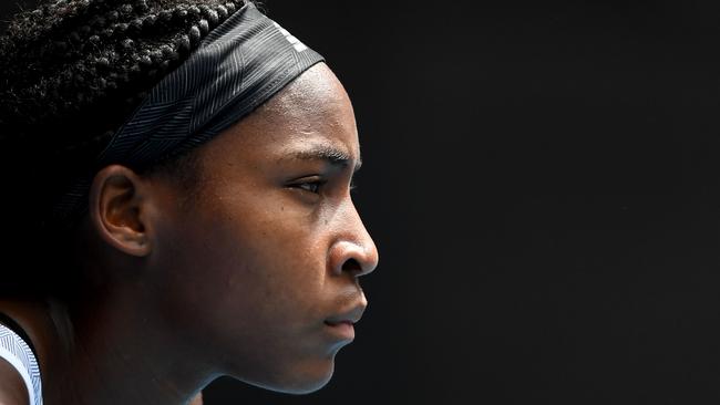 Since announcing her arrival with victory over Serena Williams at Wimbledon, Coco Gauff has worked hard to show she is far from a one-hit wonder. Picture: AFP