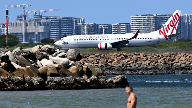 The massive Qantas sale follows the news of Virgin Australia’s re entry into the long-haul flight market from June 2025. Picture: AFP
