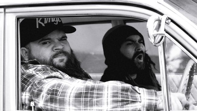 Triple J have been supporting indigenous hip hop duo A.B. Original and their protest song January 26<i>, </i>which is said to be polling strongly in the Hottest 100. (Pic: Supplied)