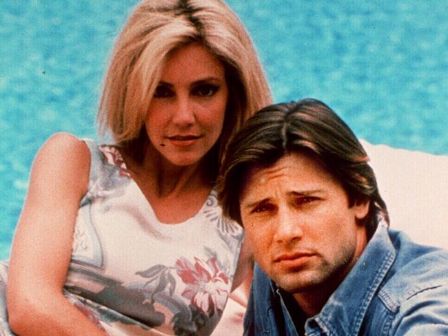 Flashback ... Grant Show with Heather Locklear back in his Melrose Place<i/>days. Picture: Supplied