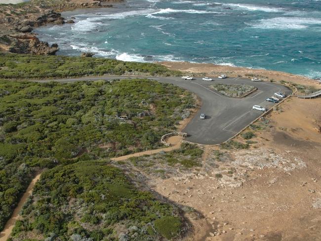 Chris Jarvis’ car was found torched at Thunder Point, a popular coastal lookout in Warrnambool.