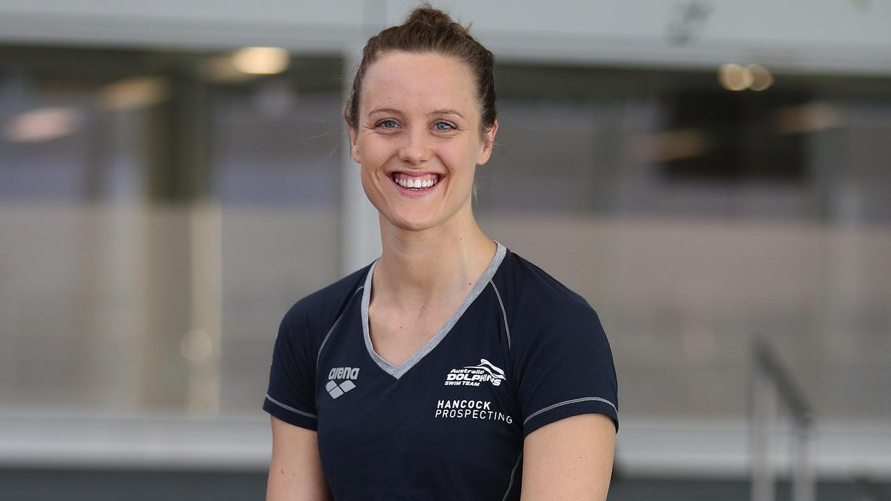 Paralympic swimmer Ellie Cole trained with the Campbell sisters at Knox Grammar School.