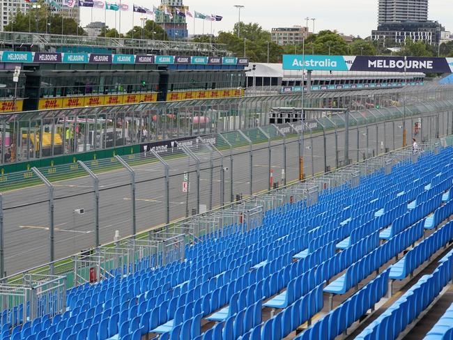 The Formula 1 Australian Grand Prix was cancelled at Albert Park in 2020. Picture: AAP