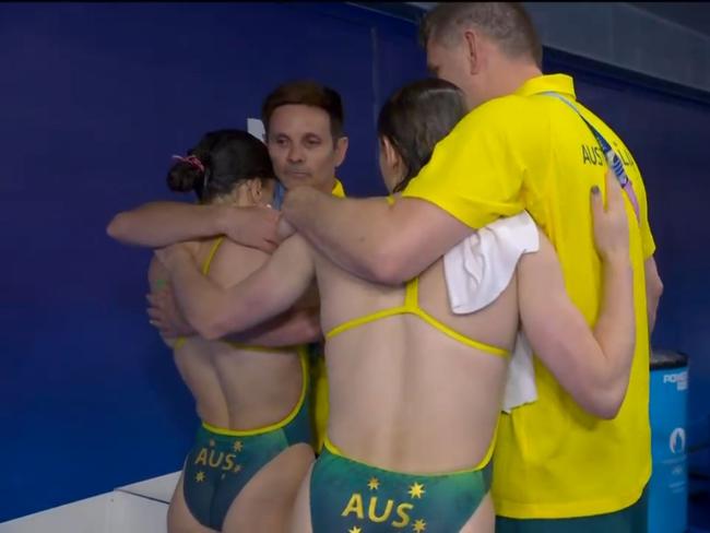 Heartbreak for the Aussies in the diving.