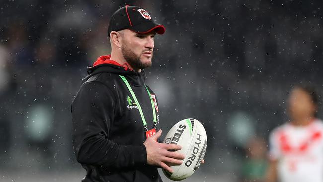 Interim Dragons coach Dean Young made a winning start to his NRL coaching career. Picture: Getty Images