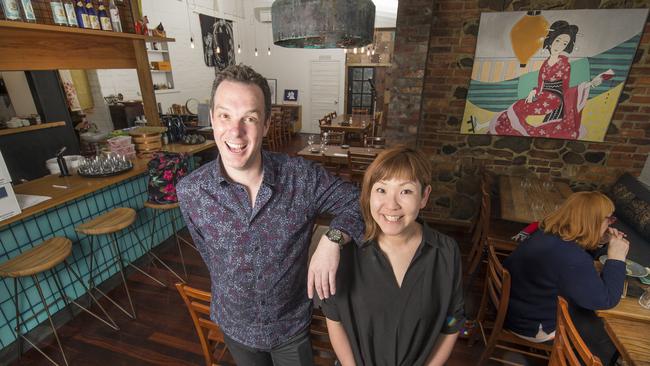 Kuzu owners Gareth Rowlands and Eriko Pannam are bringing a slice of Japan to the country. Pictures: Rob Leeson.