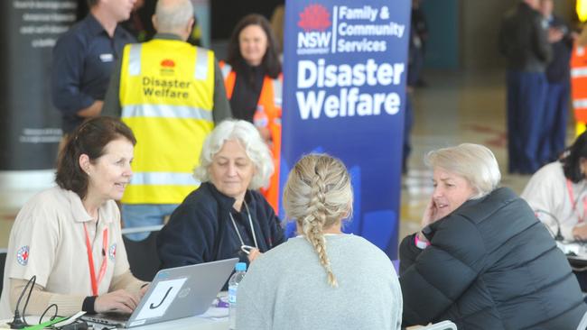 Volunteers locate ‘disaster victims’ during an evacuation exercise conducted at Qudos Bank Arena on June 26, planning in the event of a flood in the Nepean and Hawkesbury Valley.