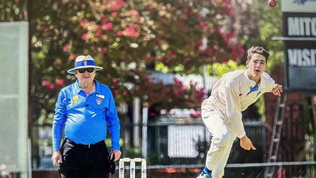 Lachlan Ranaldo has impressed SACA with his bowling and is also a ‘very handy batsman’. Picture: Supplied