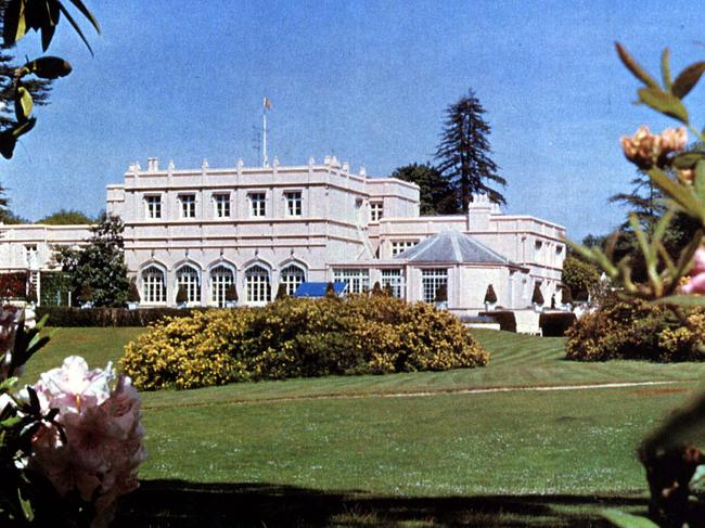 The Royal Lodge in Windsor Great Park, where Prince Andrew resides.