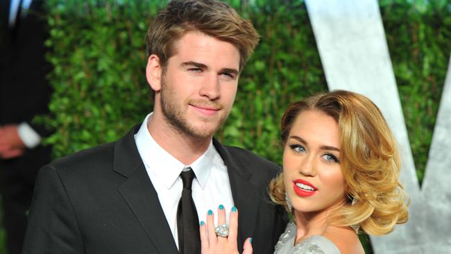 The couple began dating when Hemsworth was 18 and Cyrus was 16. Picture: Alberto E. Rodriguez/Getty