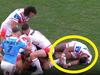 ‘Out and gone’: Sickening hit stuns Anzac clash