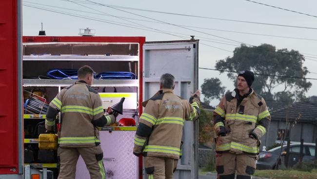 Three people are fighting for life following a suspicious house fire. Picture: NewsWire/ David Crosling