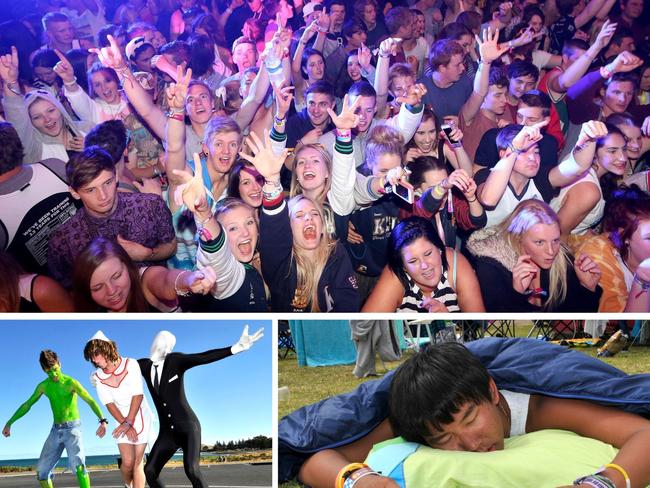 Schoolies flashback gallery artwork for tiser